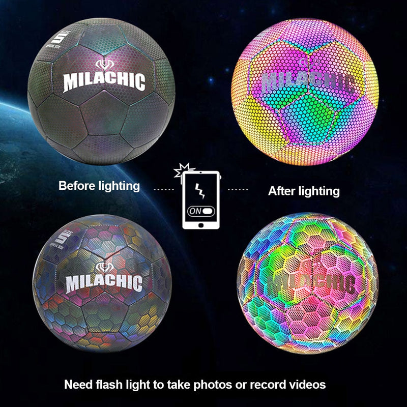 Bola de futebol holográfica